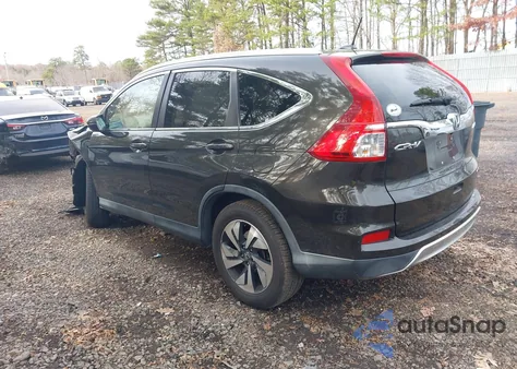 2015 Honda Cr-V Touring z USA, uszkodzony, nr VIN 5J6RM4H9XFL045101